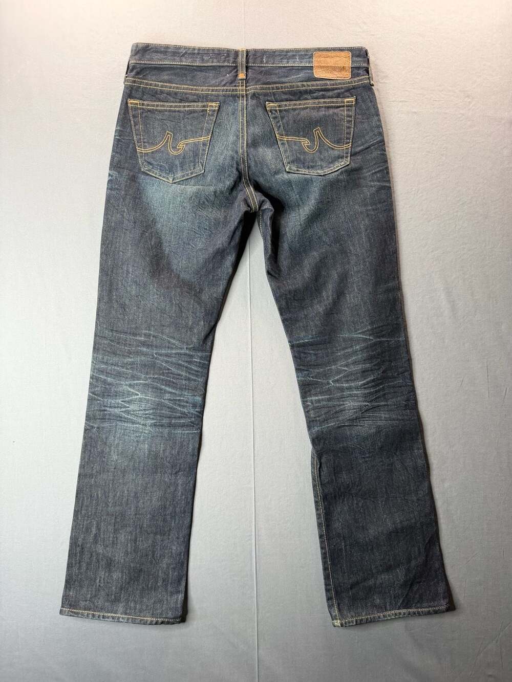 AG Adriano Goldschmied The Kiss AG-ed Denim Slim Straight Leg Jeans 29R